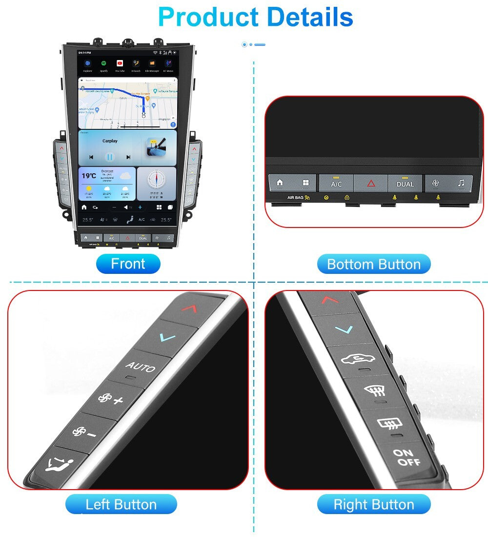 MARK 7 for Tesla Screen for Infiniti Q50 Q60 GPS 13.6 android car stereo 8GB-256GB