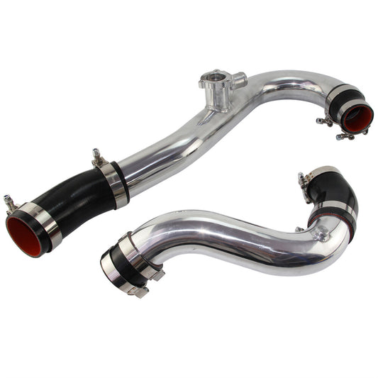 Intercooler Pipe Kit Compatible for Ford for Mustang EcoBoost 2015-2022 Silver