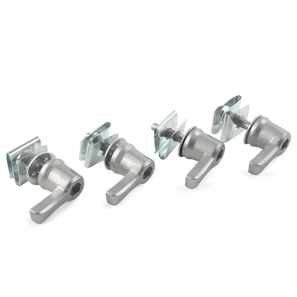 Fit for Harley Touring Road Glide 1993+ Saddlebag Lock Mounting Screw Kits Chrome UK