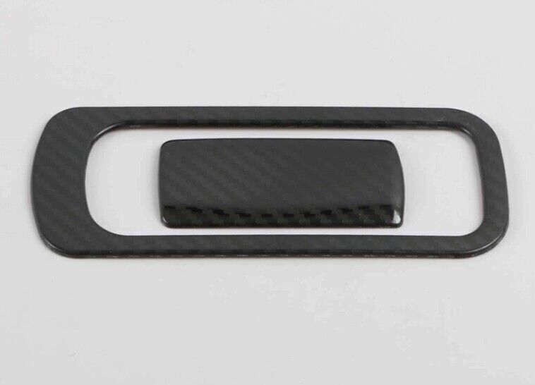 for Mazda 3 Axela 19-2023 Carbon Fiber for Co -Pilot Storage Box Handle Cover Trim 2X