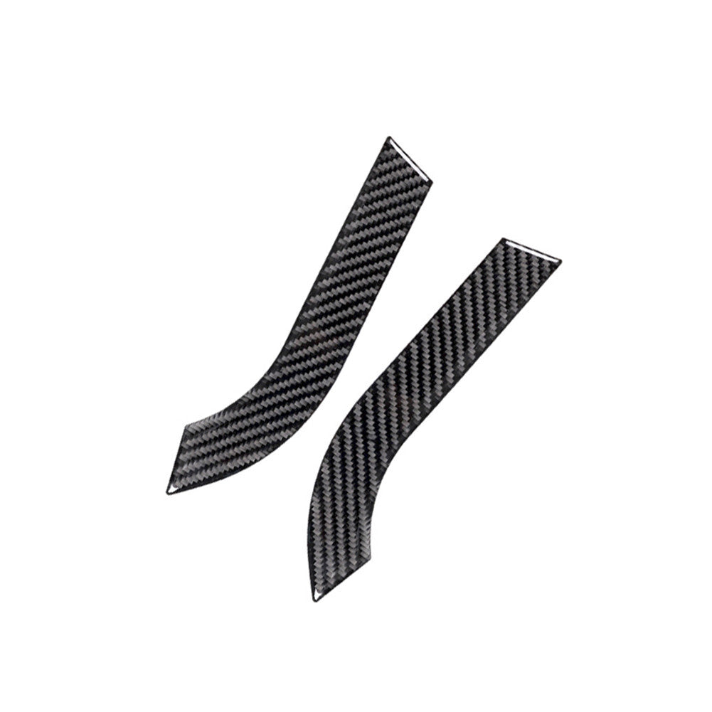 2Pcs Carbon Fiber Cupholder Side Trim Cover for Honda Accord Sedan 2003-2007