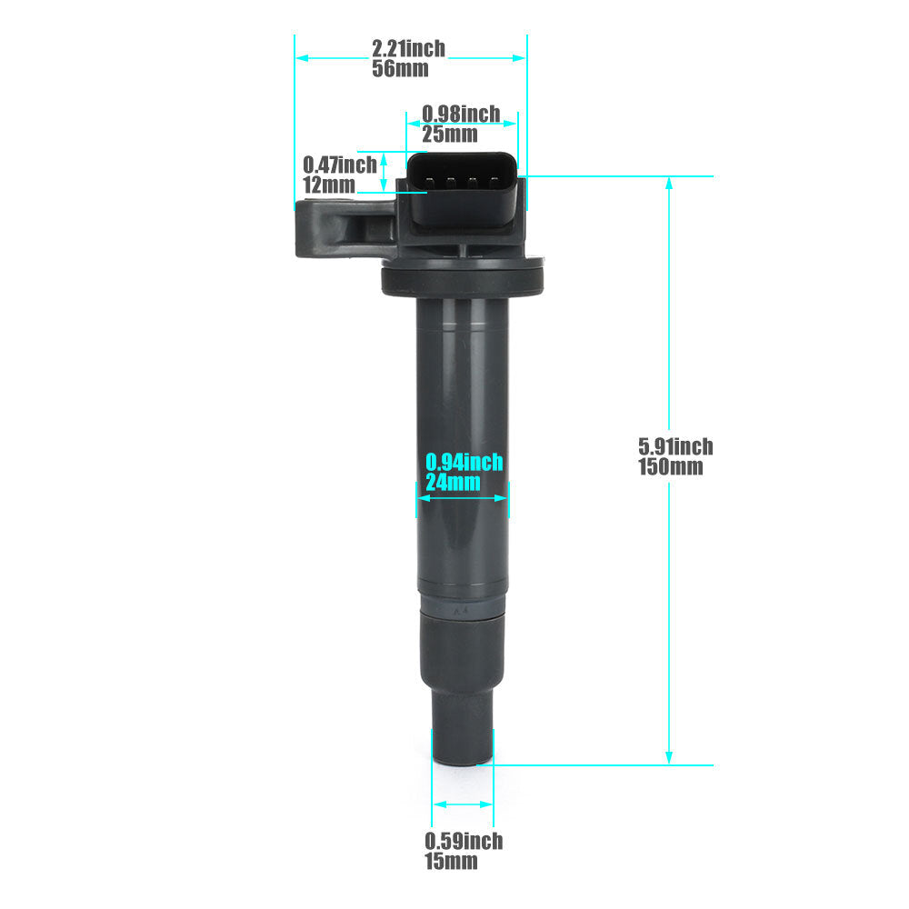 4x 90919-02230 Ignition Coil for TOYOTA TUNDRA SEQUOIA 4RUNNER for LEXUS SC430 LS430