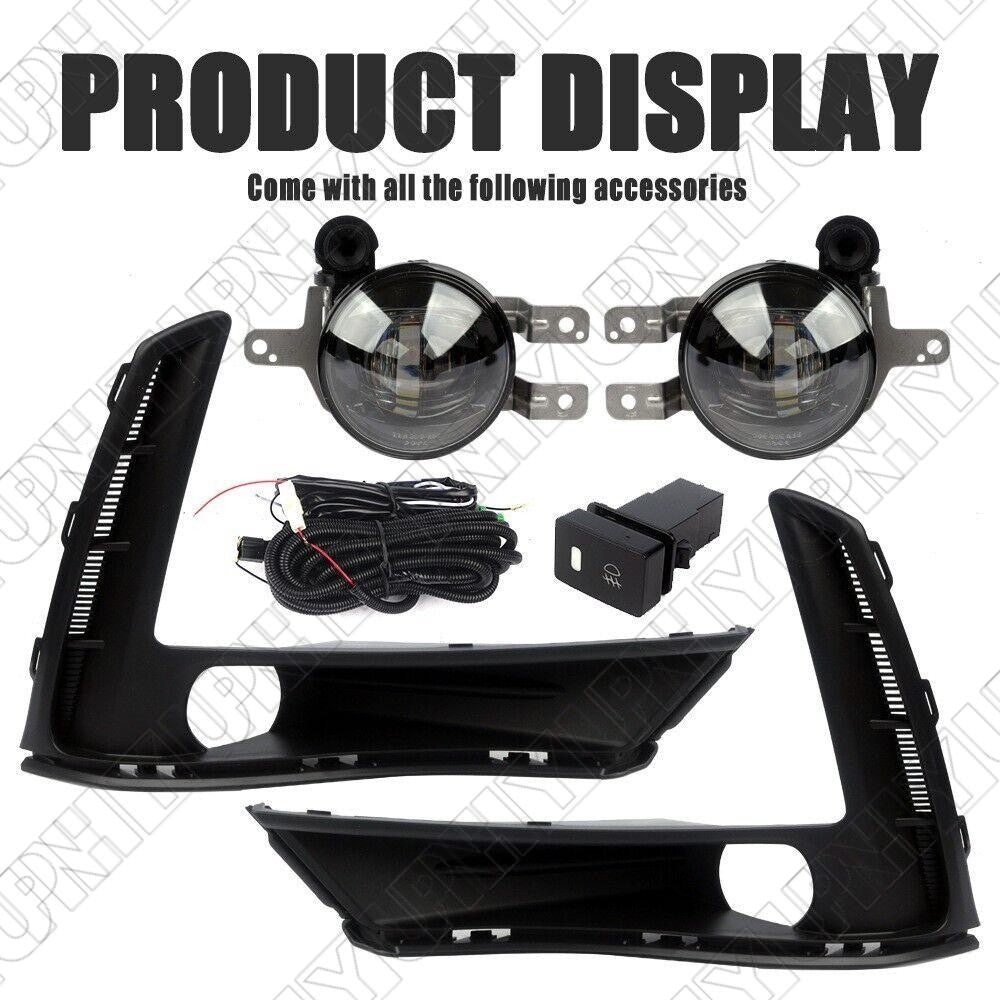 Fit for Honda CRV for CR-V 23-24 w/Bulb Switch Wire Bezel Bumper Fog Light Set