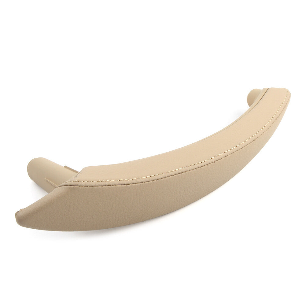 for BMW X5 X6 E70 Beige 1x Door Trim Pull Handle Left Side Leather