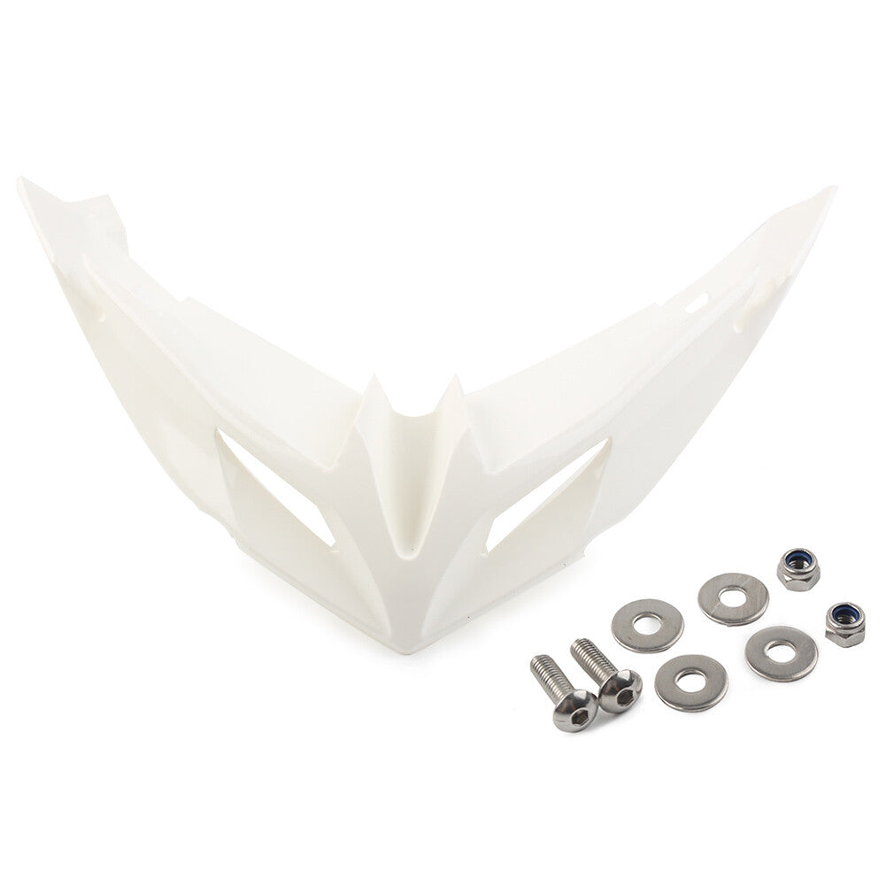 Beak Cowl Headlight Windscreen Panel Fairing Cover for Kawasaki Versys650 White