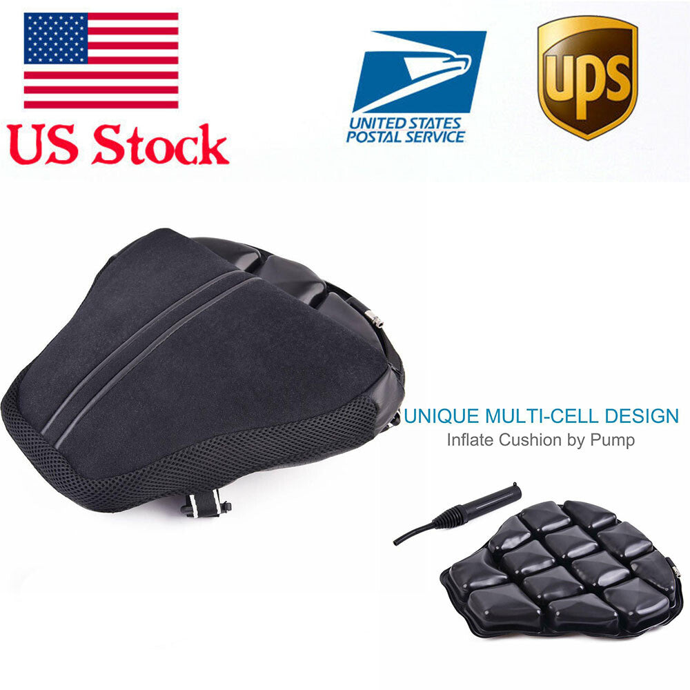 Motorcycle Air for Seat Cushion Pad 12x11.5 Replace For Cruiser Pressure Relief