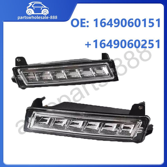 1 Pair Daytime Running Light Lamp DRL For 2010-2012 for Mercedes-Benz ML GL GLK