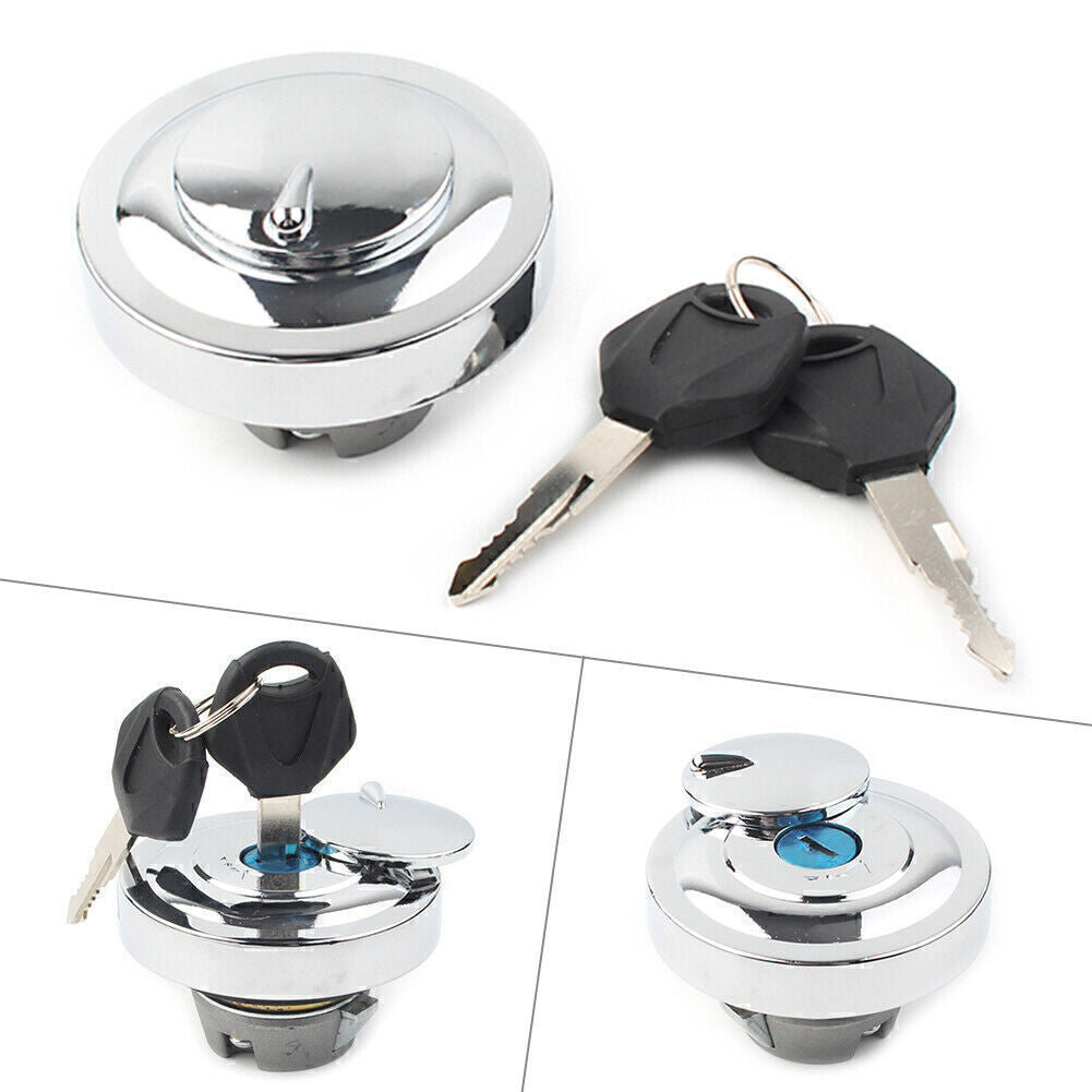 Fuel Gas Tank Cap Keys Set Fit for Yamaha Road Star XV1600 XV1700 Silverado 1999-14