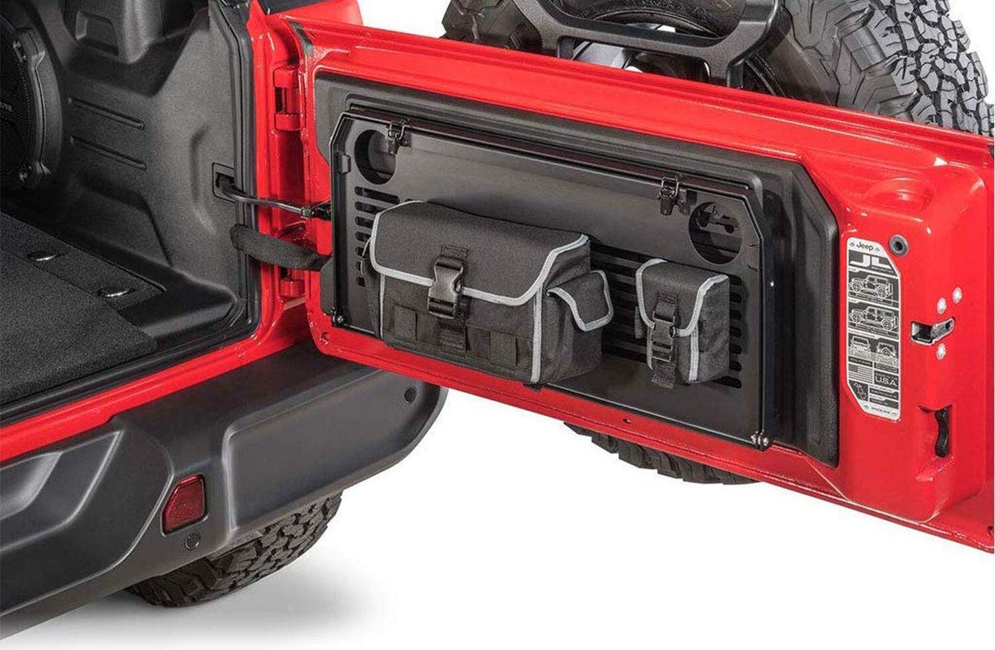 3PCS for Seat Back Organizer Storage Bag for Jeep for Wrangler JL Rubicon 2018-2023