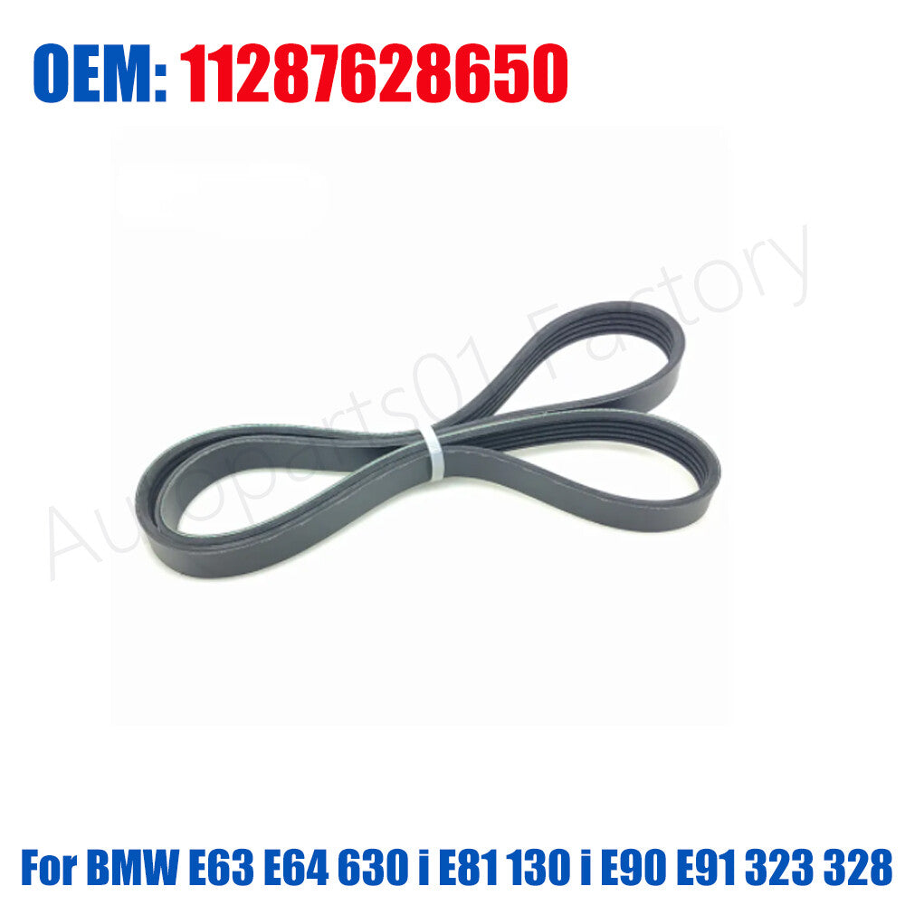 Air Conditioner V-Ribbed Belts for BMW E63 E64 630 i E81 130 i E90 E91 323 328