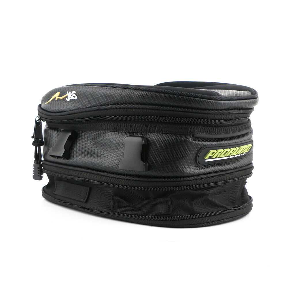 Universal motorcycle rear for seat backpack, saddle, helmet, waterproof luggage case