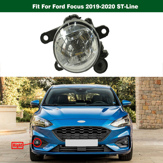 Front Bumper LED Fog Light Lamp Right Side Fit for Ford Focus 2019-2020 ST-Line
