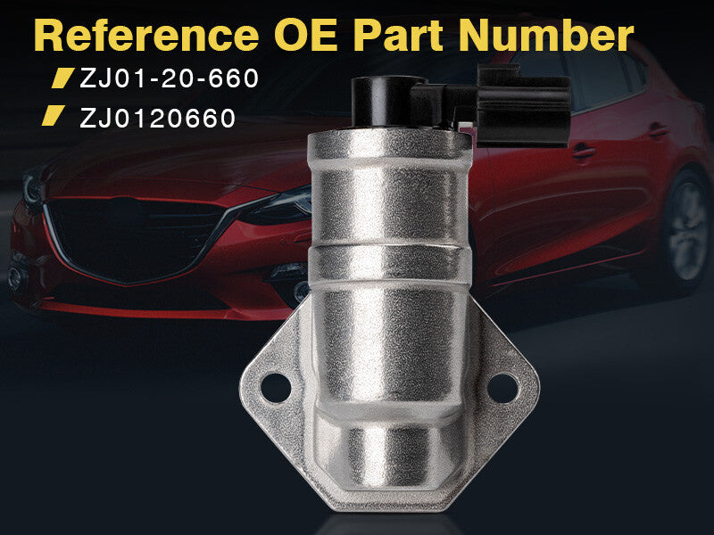 1PCS Idle Air Control Valve Fits For M-azda 3 for Mazda 5 NEW ZJ01-20-660 ZJ0120660