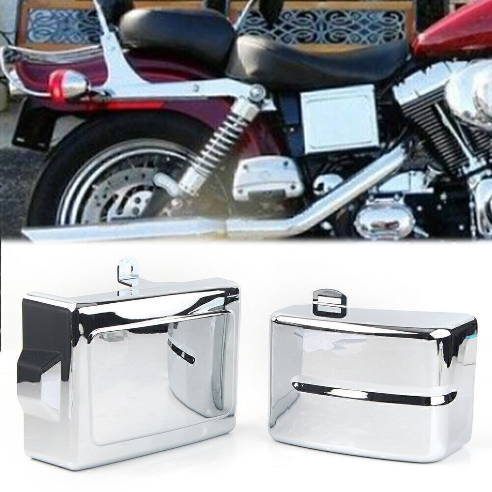 Battery Side Covers for Harley Dyna Fat Street Bob Low Rider Super Glide 2006-17