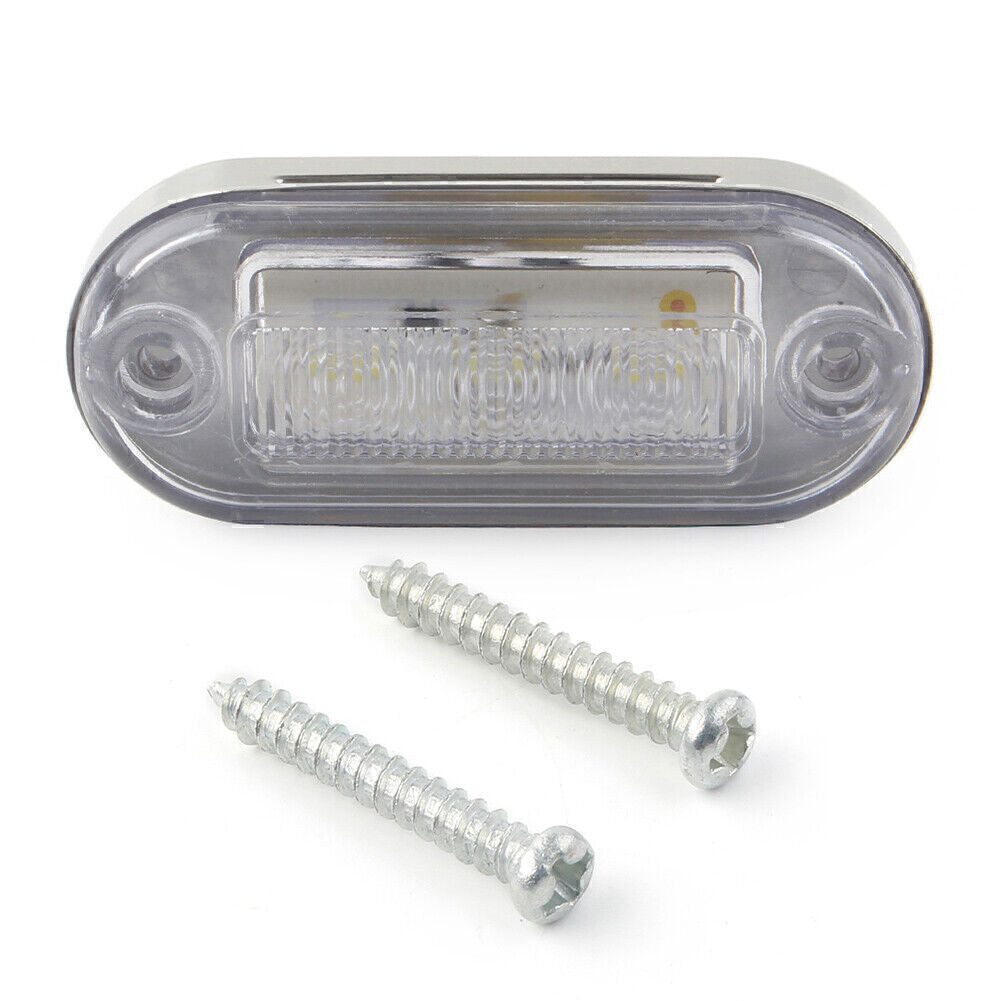 For Truck Trailer RV Boat Blue 3528 SMD 12V Blue LED Signal Light Lamp 1x