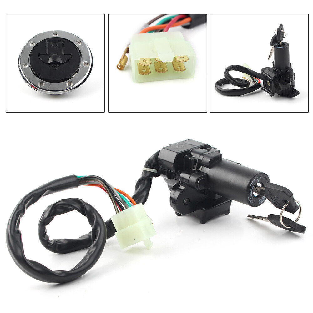 Z¨¹ndschalter + Verschluss Tankdeckel + Schl¨¹sselsatz f¨¹r for Kawasaki ZX7R ZX9R ZXR750
