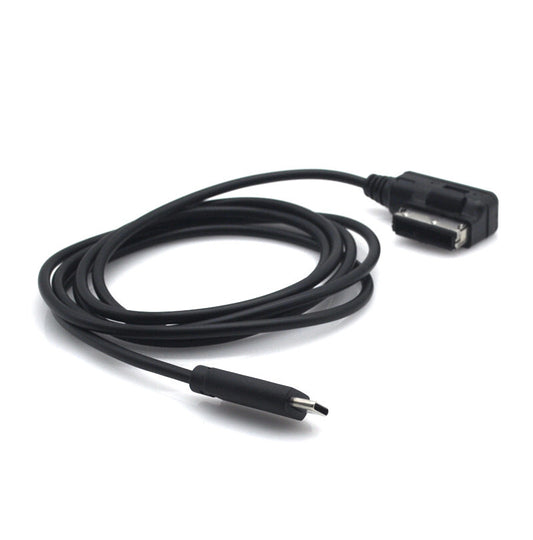 Mp3 aux charger typec usb data music cable for Mercedes Media-In MMI iphone15