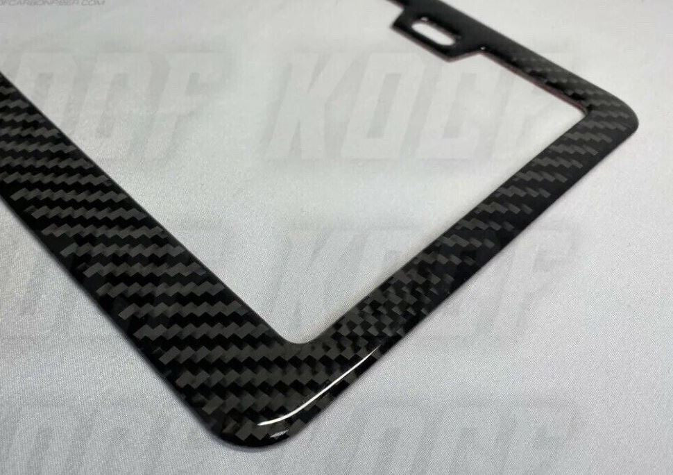 Car license plate cover, frame cover, rear boot - 100% carbon fiber, suitable for Honda .