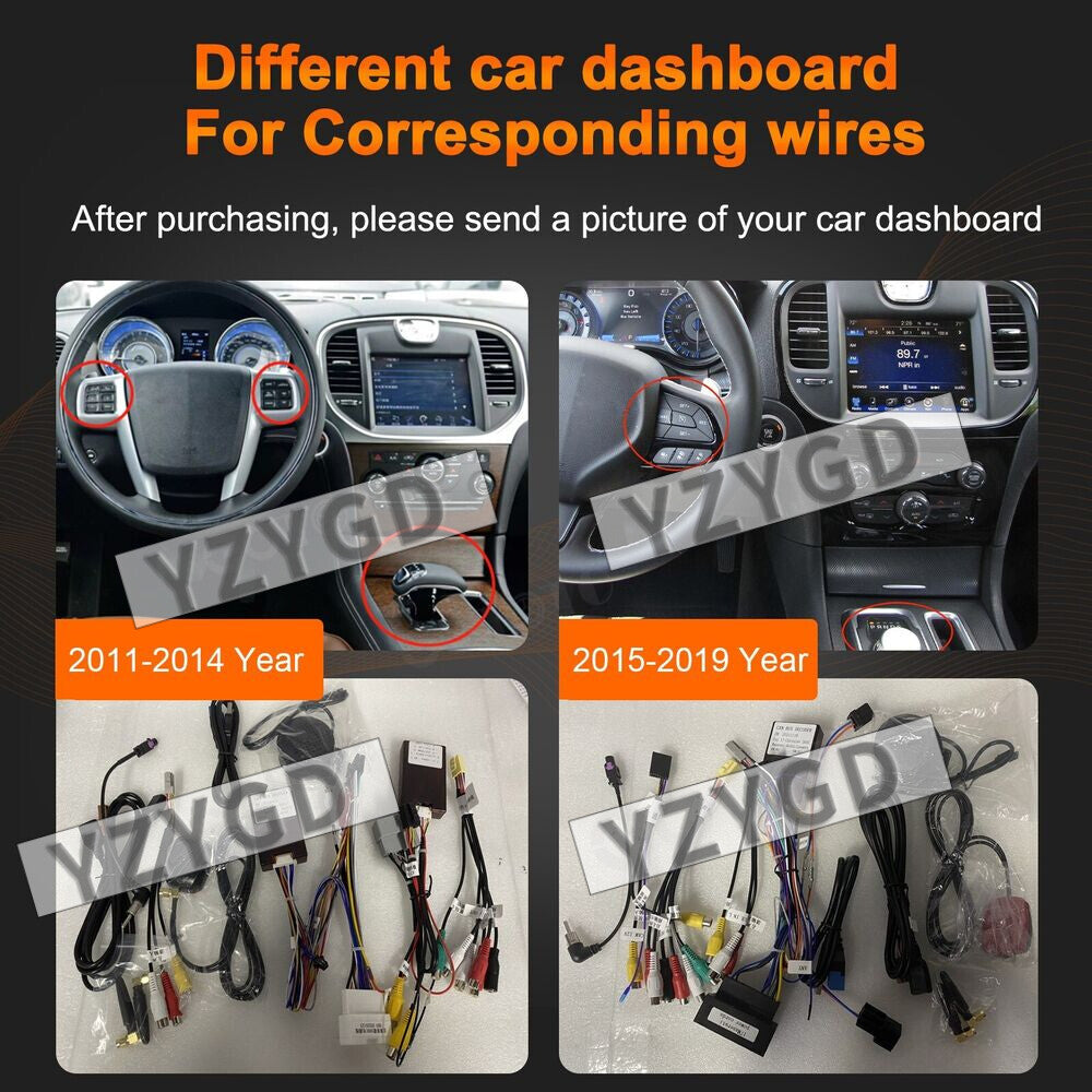 for Chrysler 300C 300S 2011-2019 Car Radio Carplay 2Din Stereo Receiver Screen