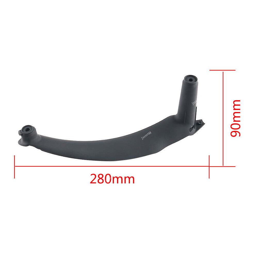 Door Panel Handle Pull Trim Cover Black Left Side Inner Fits for BMW for X5 E70 X6 E71