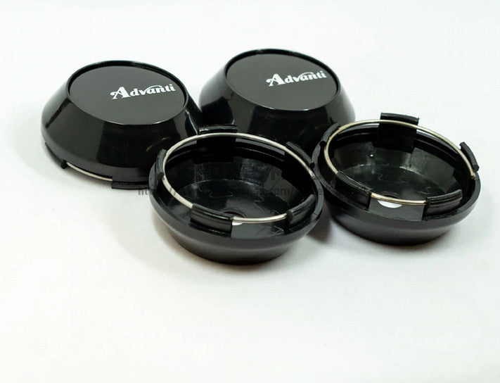 4x65 mm Advanti Black decal badge wheel center hubcap rim Advance RS
