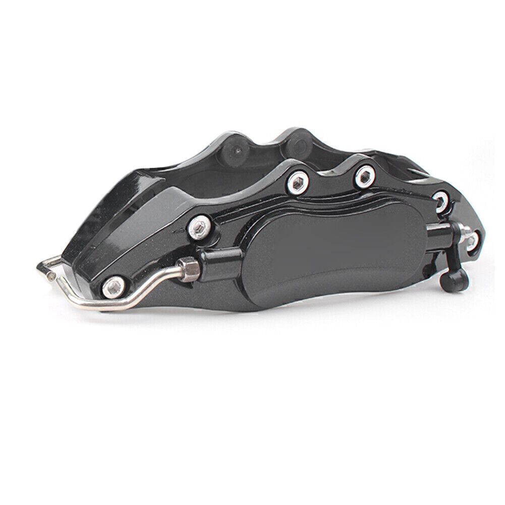 For 14-17 Inch Wheel BLK 2x Car 3D Metal Medium Brake Caliper Covers Universal