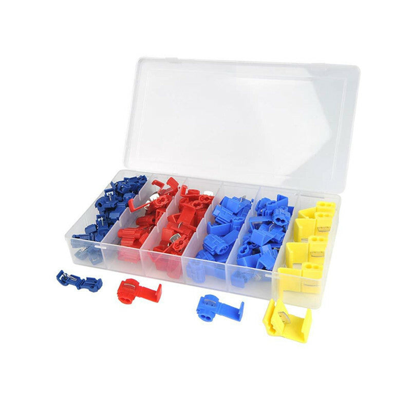 Car Electrical Insulated Wire Connectors Solderless Quick Splice Snap Crimp Butt