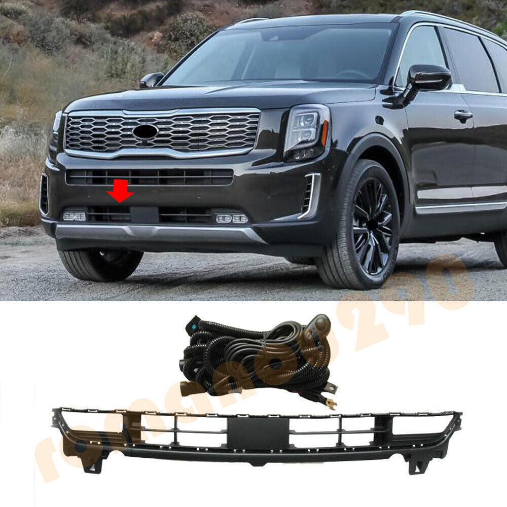 for Kia Telluride 2020-2022 Front Fog Lights Bracket and Fog Lights Cable Switch