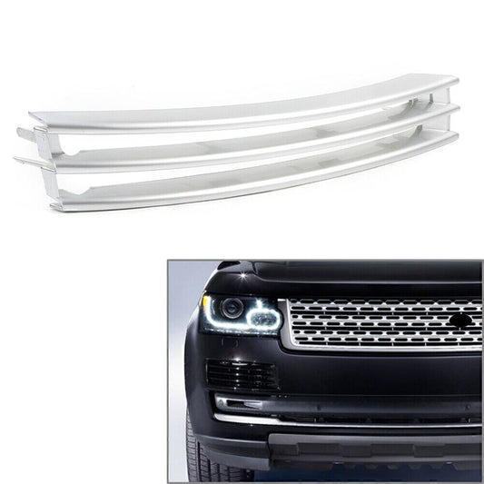 Front Bumper Grilles Air Vent Cover Right Silver for Range Rover L405 2013-2017