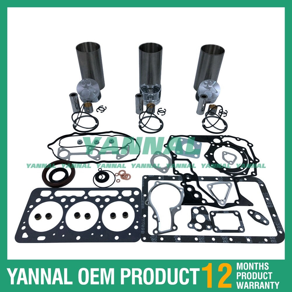 new D902 overhaul kit with gaskets for Kubota ZD1021, ZD323, 450, and BX25D tractors.