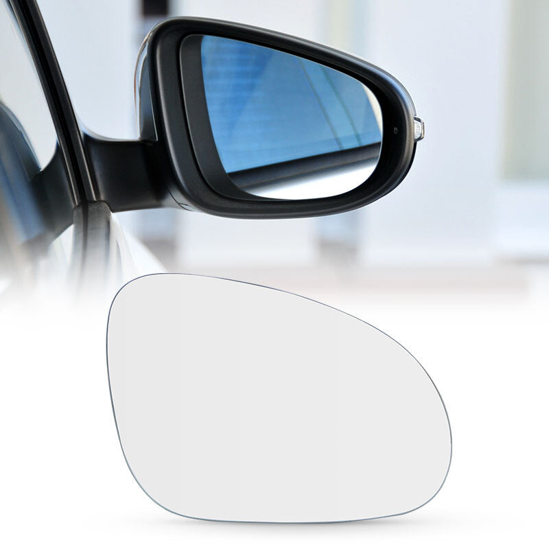 Right Passenger Side Mirror Glass with Heated Plate for VW for GOLF MK5 2004-2008