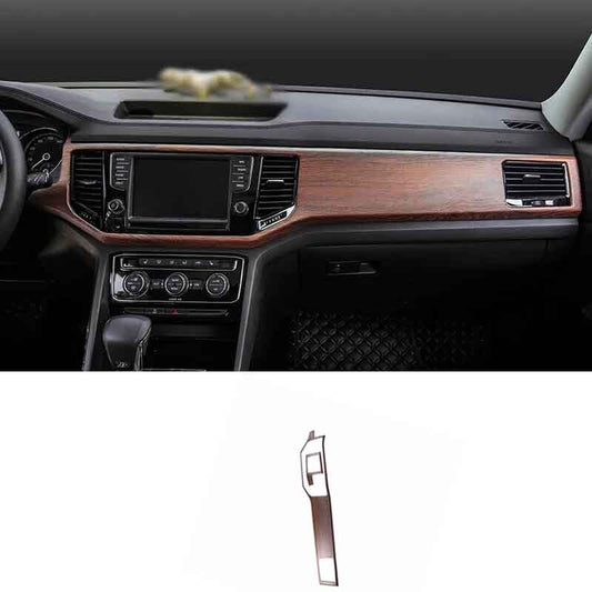 Middle Console Air Outlet Vent Trim Wood Grain 2018-2021 for Volkswagen Atlas