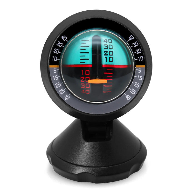 Black Car Inclinometer Slope Meter Multifunction Portable Measure Balancer Tool