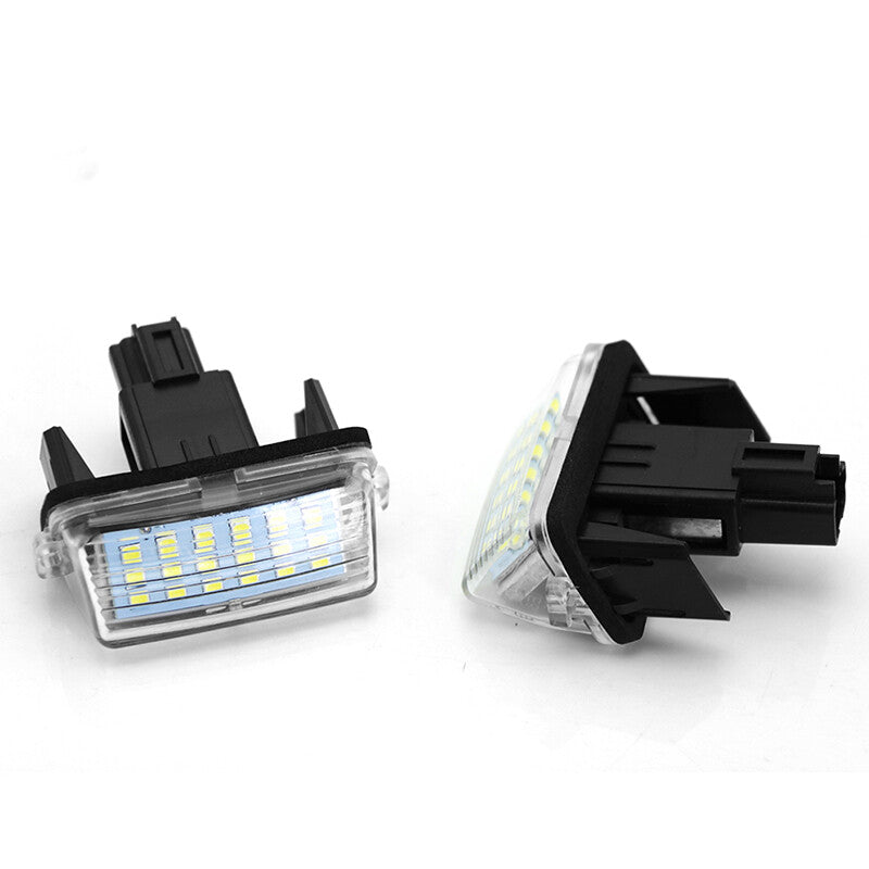 2pcs Car Led License Plate Lights Bulbs Lamps White for Toyota Crown for Camry Vios