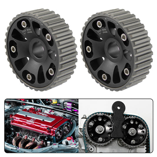 2PCS Racing Camshaft Gear Pulley for Acura for Honda Integra for Civic B16A B16B B18C