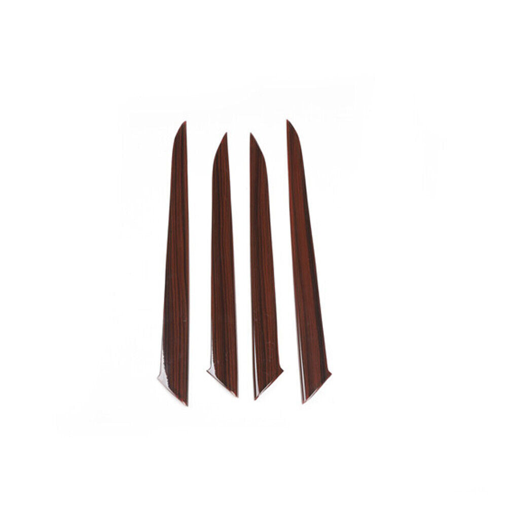 Car Inner Door Panel Cover Trim Decoration 4PCS for Lexus RX 2016-2020 Red Wood