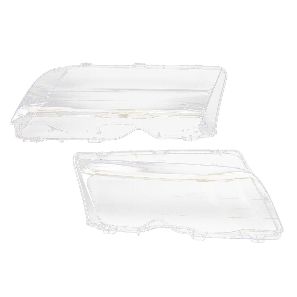 Headlight Lens Cover Transparent for BMW 3 Series E46 4 Door Sedan 1998-2001 cl