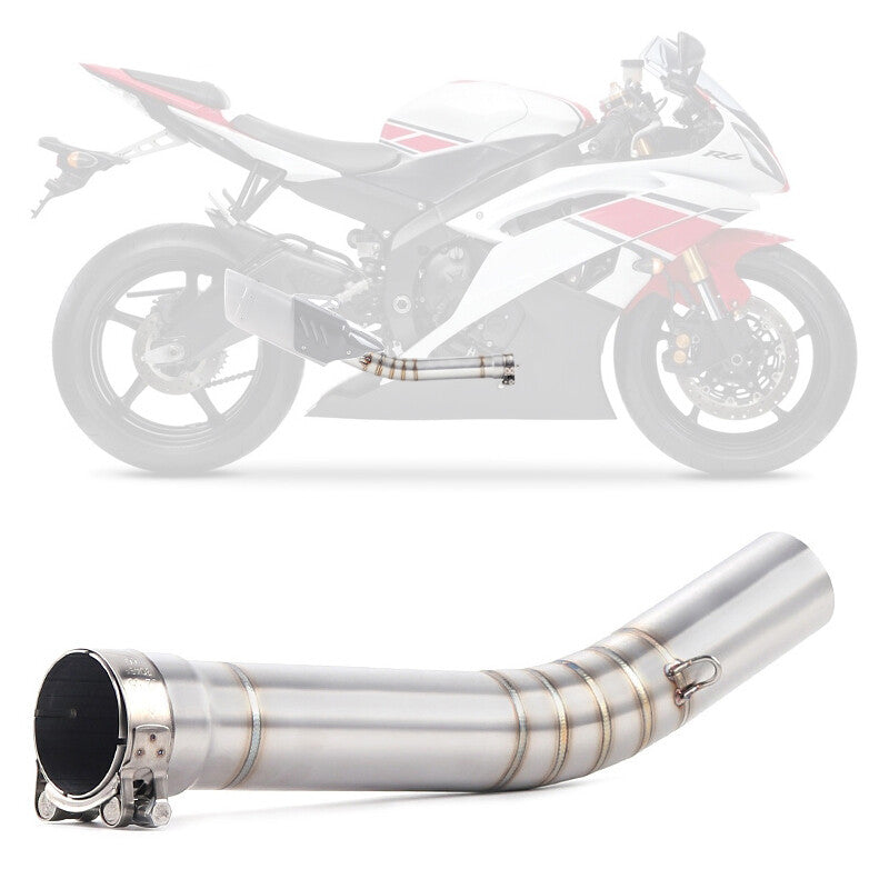 Mid Link Pipe Stainless Steel Exhaust Connected System for YAMAHA R6 1998-2005
