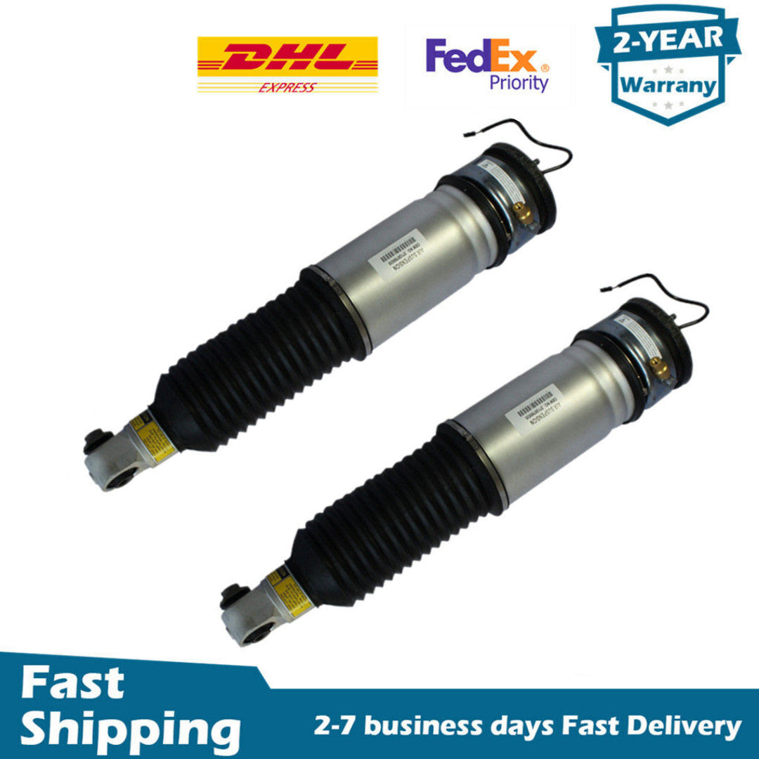 Pair Rear Air Suspension Shocks EDC for BMW 7 Series E65 E66 E67 745i 750i 02-08