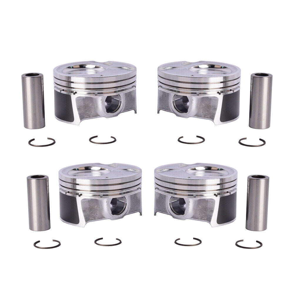 Engine Piston+ Rings kit 4PCs for Kia Soul Forte Forte5 Koup 2.0L CN 2014-2018