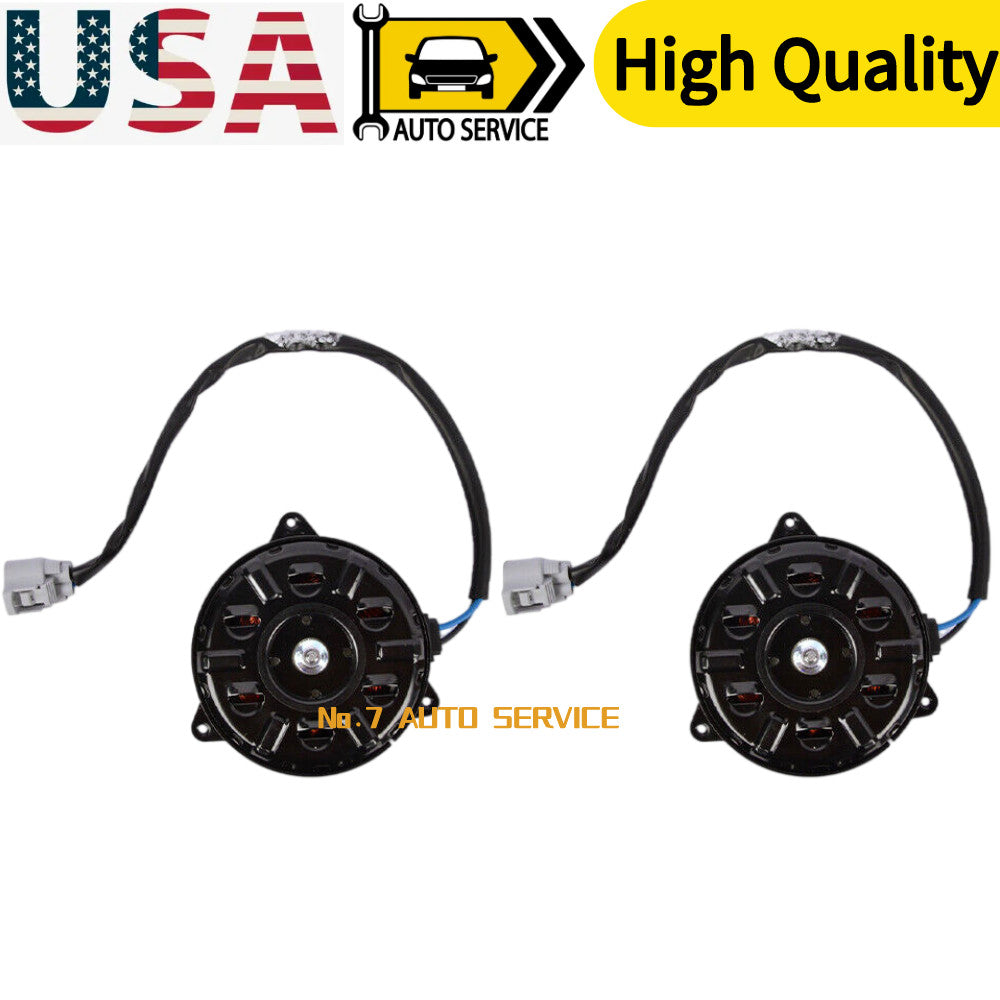 2X Left + Right Side Cooling Fan Motor Assembly for Lexus RX350 RX400H RX450H