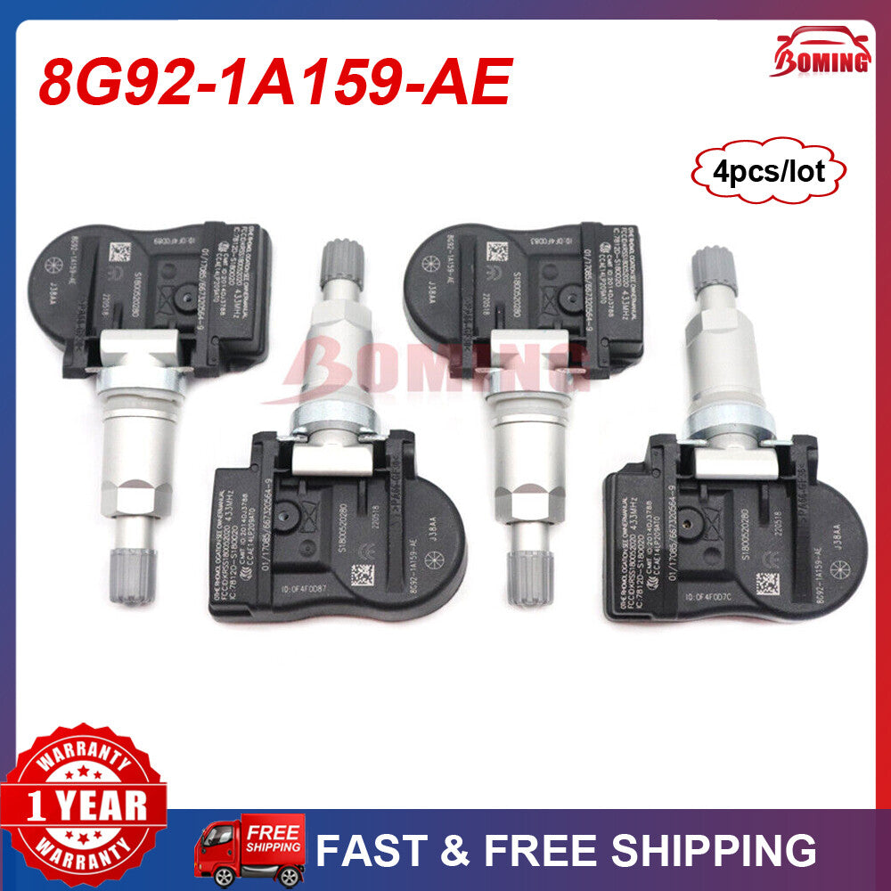 4PCS TPMS TIRE PRESSURE SENSOR for Volvo S60 S80 V60 XC70 433MHz 8G92-1A159-AE