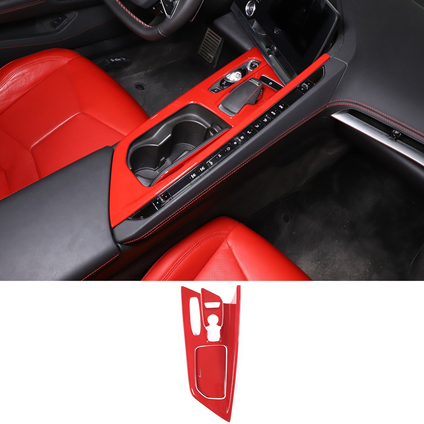 Carbon fiber Ignition keyhole ring decorative sticker for Toyota Tacoma 2011-2015