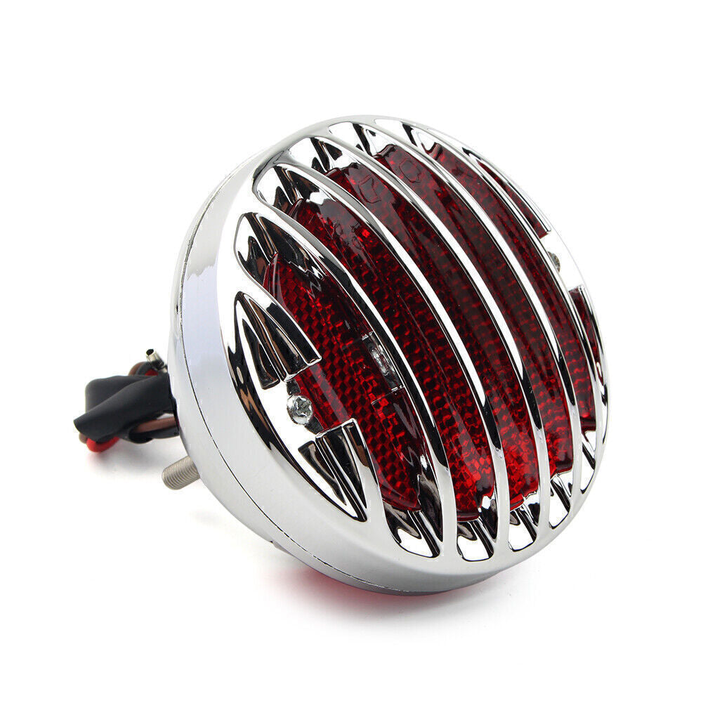 Fit for Harley Bobber Rat Custom Chopper Motorcycle Chrome Tail Brake Light