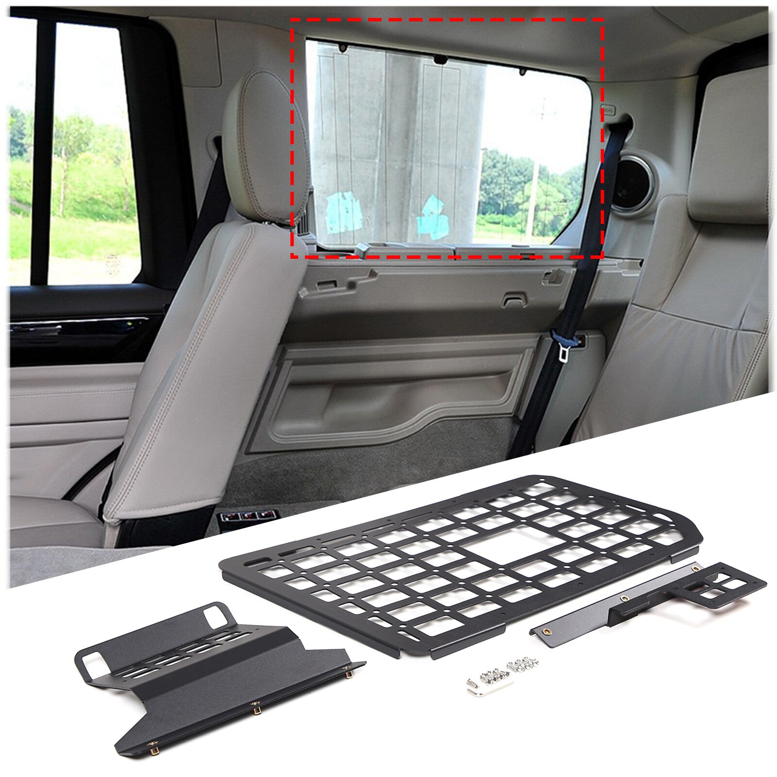 Oak wood grain interior door panel trim cover for Toyota Tundra 2022 - 2023