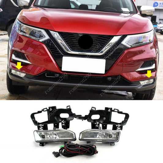 for Nissan Rogue Sport QASHQAI 2020-2021 Front Fog Light Assembly w/Bulb Switch