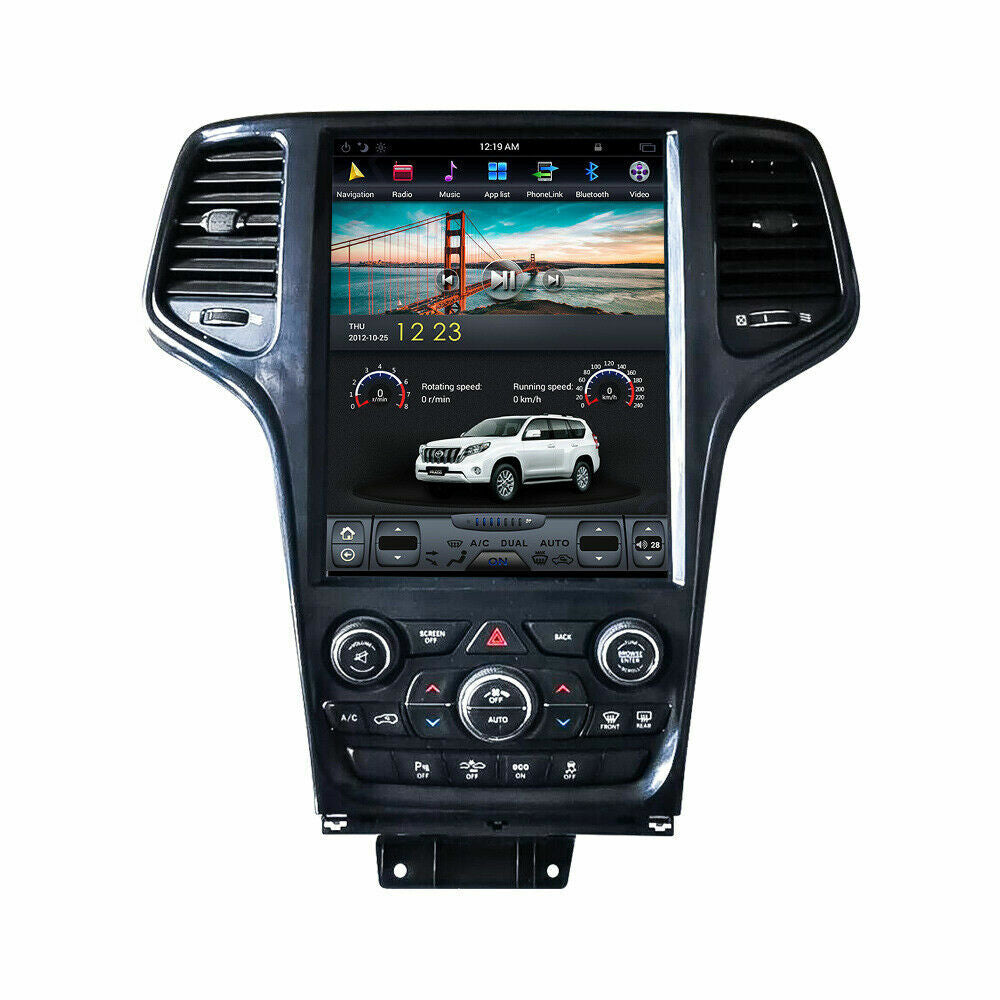 for Jeep Grand Cherokee 2014-2020 Car GPS Navigation Android Radio Stereo 4+64G