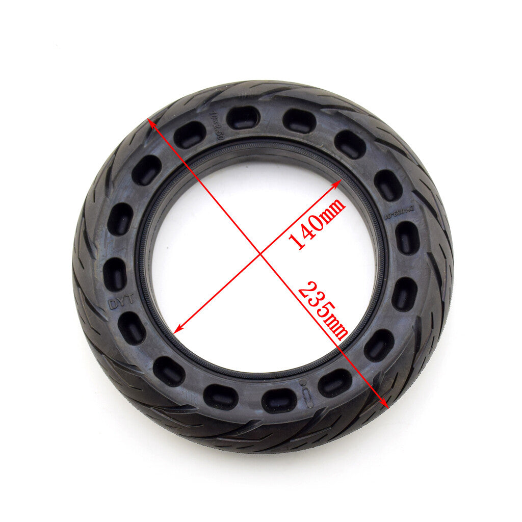 10x2.50 Solid Tyre Inflation Electric Scooter Wheel Tires Balance Drive Bicycle