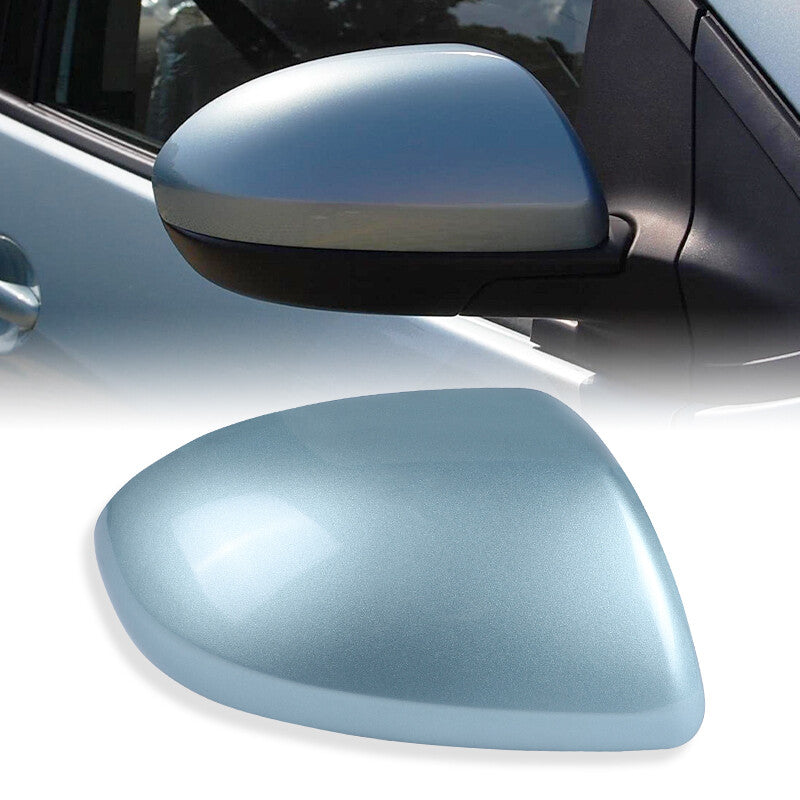 Right Passenger Side Rearview Mirror Cover Cap Blue For 2009-2013 for Mazda 2 / 3