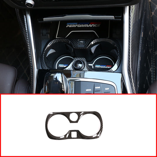 Carbon fiber ABS interior door handle cover kit suitable for Fiat 500 2010 - 2023
